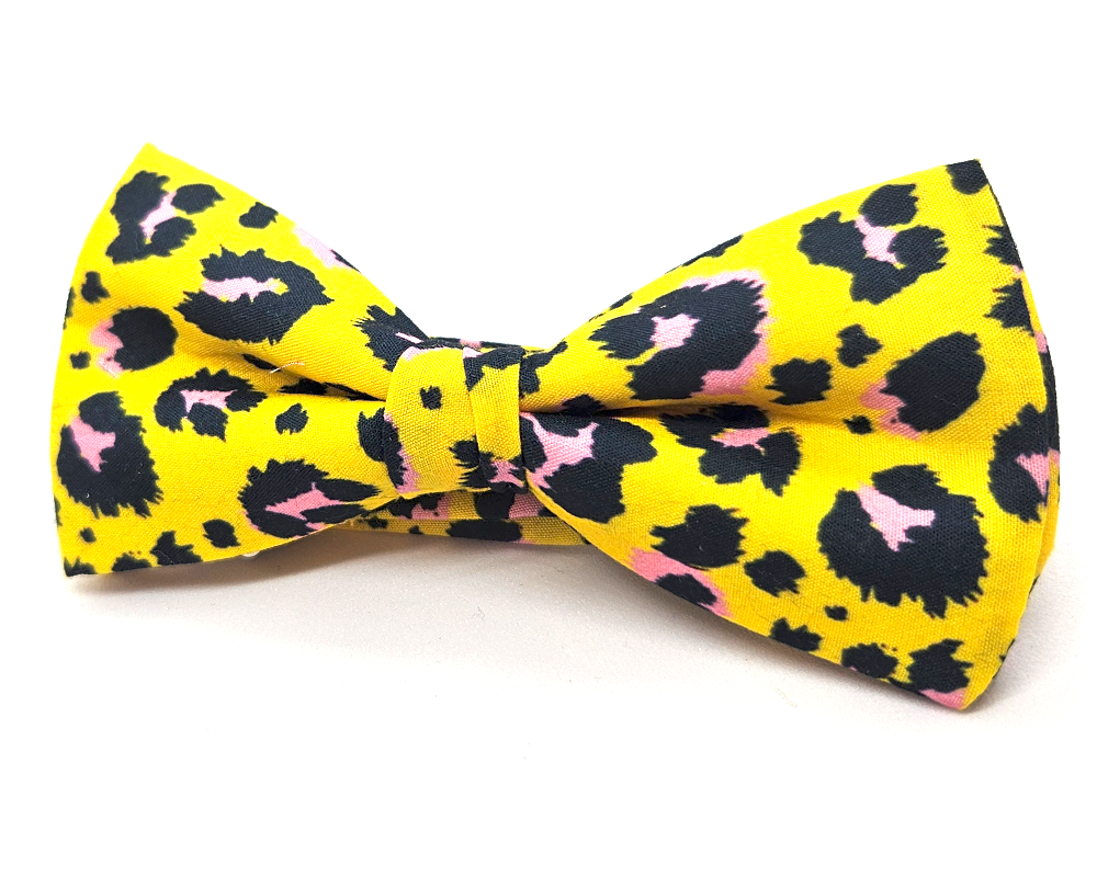 Pajarita Animal Print Amarillo 🆕