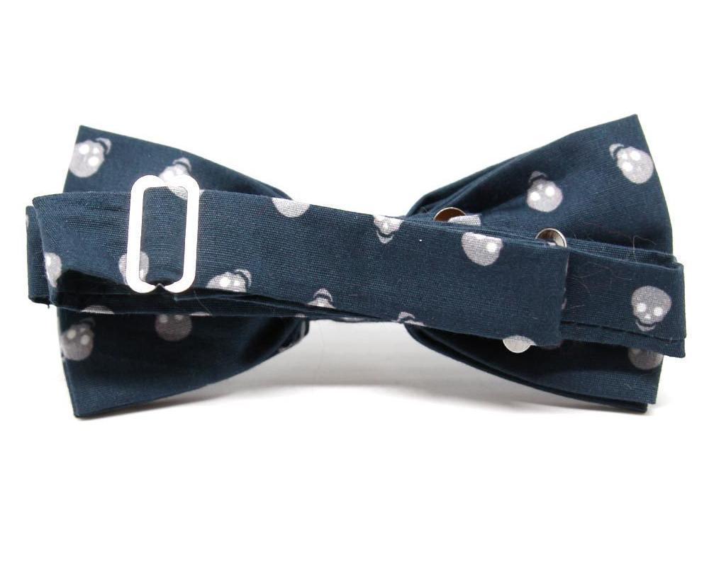 Pajarita Calaveras Grises