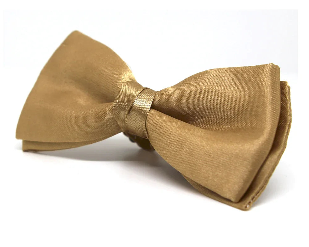 Pajarita Dorada Raso