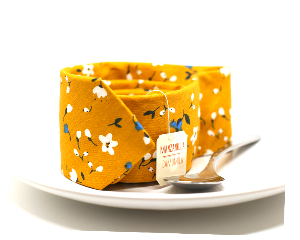 Pajarita Mostaza Vintage