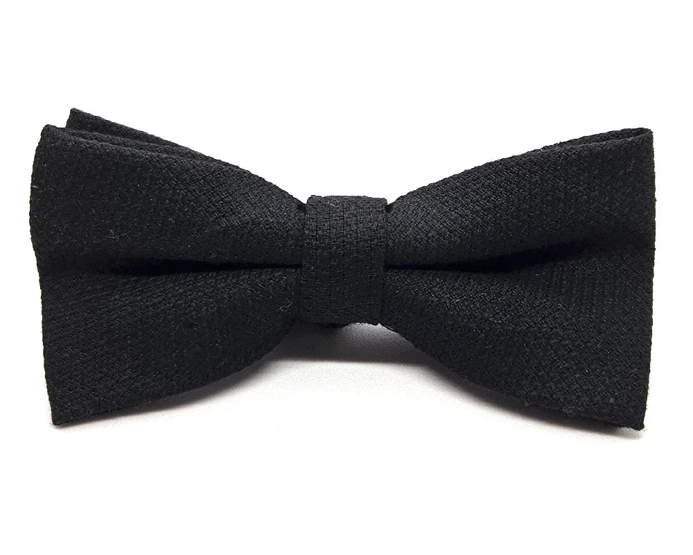 Pajarita Negro Texturizado