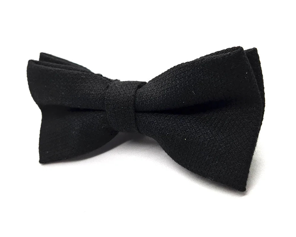 Pajarita Negro Texturizado