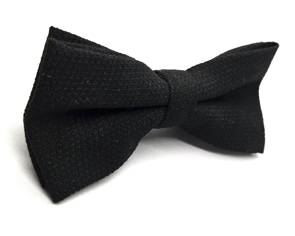 Pajarita Negro Texturizado