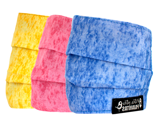 Pack 3 Mascarillas Marble (Amarilla+Rosa+Azul)