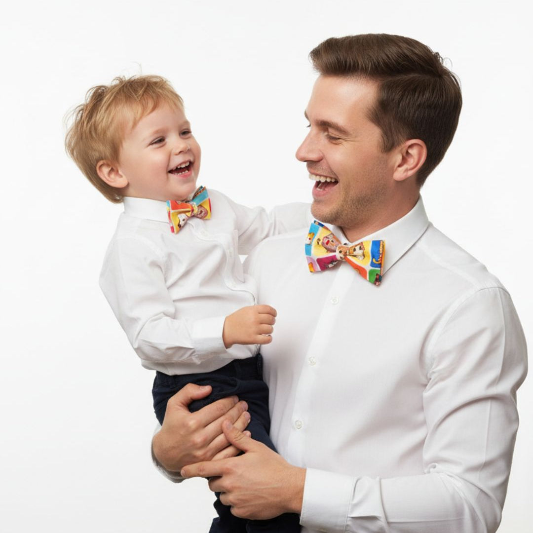 Pajarita Multicolor Gatos 🆕