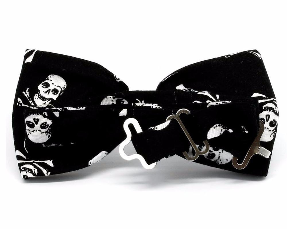 Pajarita Pirate Skull Negro