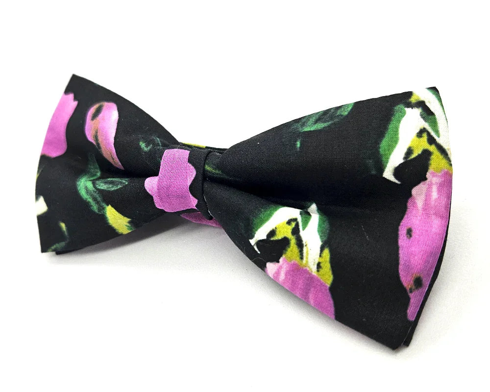 Pajarita Flores Moradas 🆕