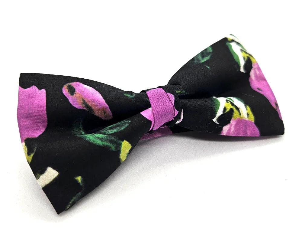 Pajarita Flores Moradas 🆕