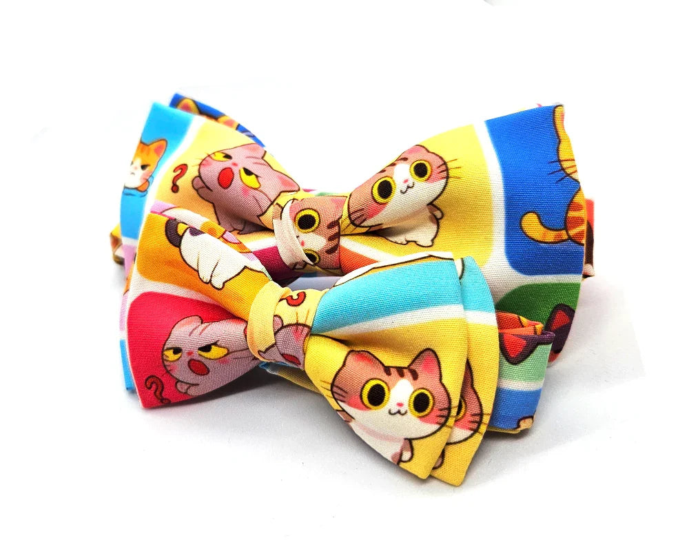 Pajarita Multicolor Gatos 🆕