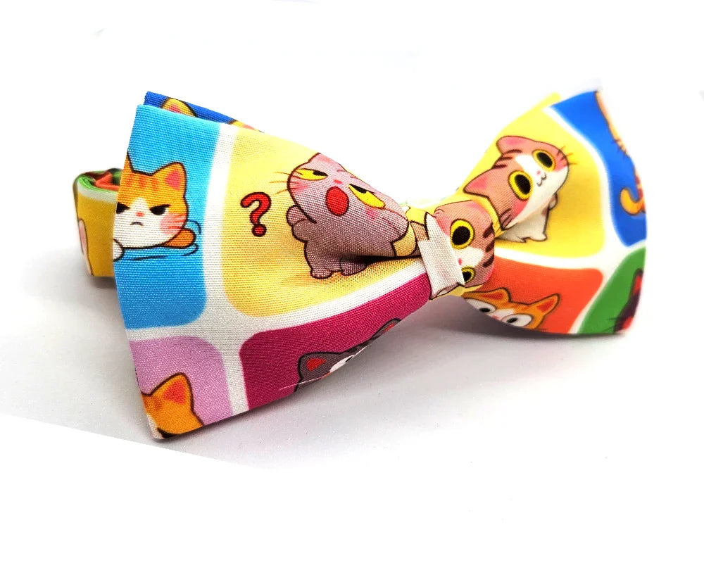 Pajarita Multicolor Gatos 🆕
