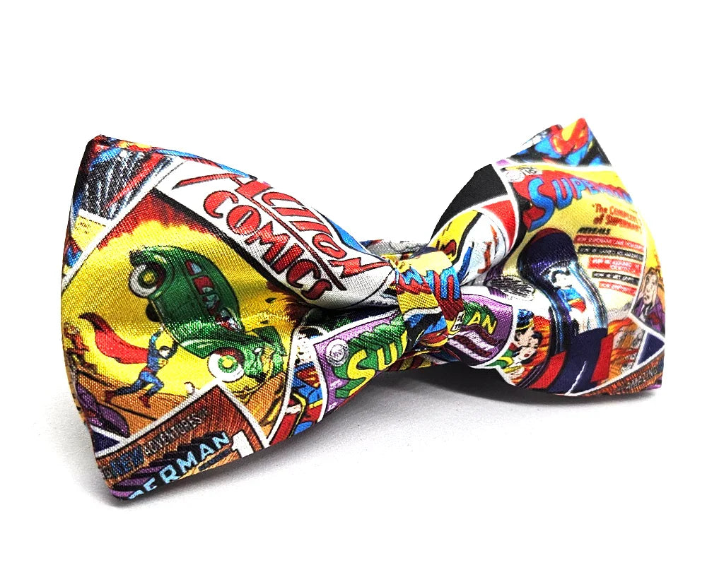 Pajarita Superhéroes Satinados