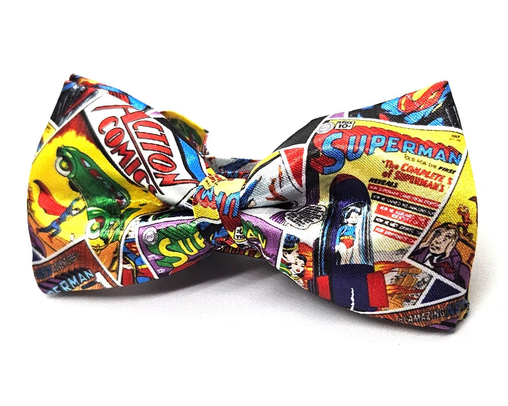 Pajarita Superhéroes Satinados