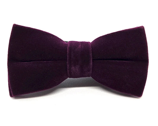 Pajarita Terciopelo Morado