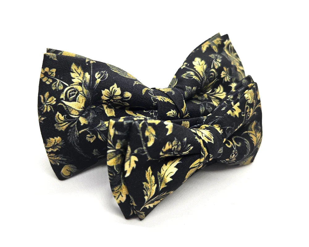 Pajarita Rosas fondo Negro 🆕 - Pitas, Pitas Pajaritas | Pajaritas originales y muy frikis